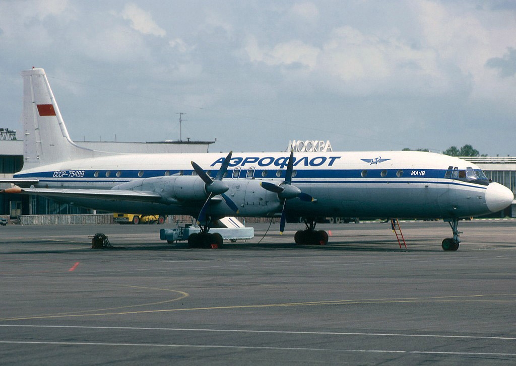 Ilyushin Il 18D Aeroflot Russia Air Force AN1093449